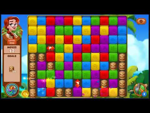 Lost Island Blast Adventure Level 250 - NO BOOSTERS 🏝️ | SKILLGAMING ✔️