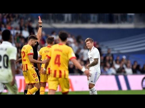 Toni Kroos Red Card vs Girona