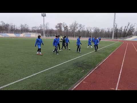 Mykolaiv city Ukraine. U19 warm up before playing. 24.01.2026.Great Sport town Mykolaiv city.
