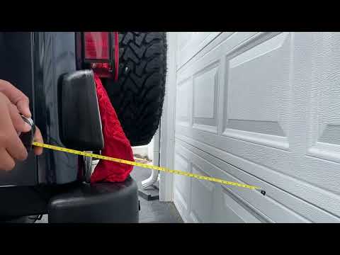 Reverse backup sensor Install - 2006 Jeep Wrangler LJ/TJ (Ekylin brand from Amazon)