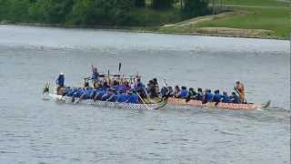 preview picture of video 'Dragon Boats Final Race 2012  Alexandria Louisiana'