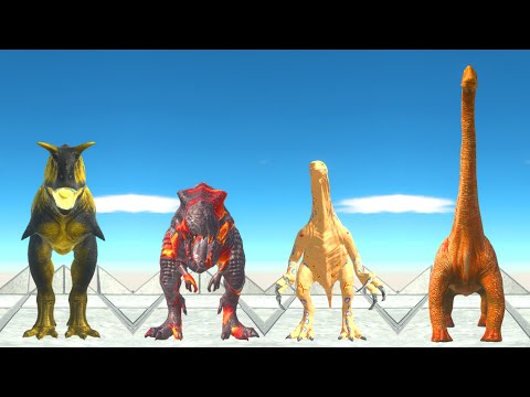 Colored Animals Races in Animal Revolt Battle Simulator #Part 21