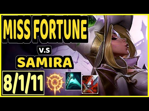 CODY SUN (MISS FORTUNE) vs SAMIRA - 8/1/11 KDA BOTTOM ADC CHALLENGER GAMEPLAY - NA