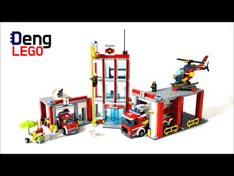 LEGO City 60110 Fire Station - LEGO Speed Build