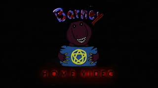 Barney Home Video analog horror creepypasta logo. *Jumpscare warning* *Scary for kids*