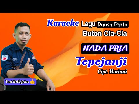 Karaoke Topojanji - Hariani (Nada Pria - Lagu Dansa Portu Cia Cia  Cipt  Hariani) HD