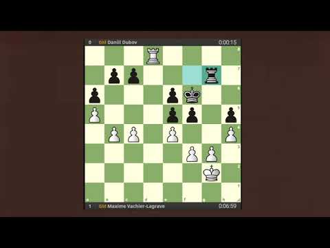 Maxime Vachier-Lagrave vs Daniil Dubov || Opera Euro Rapid Preliminaries - Day 1