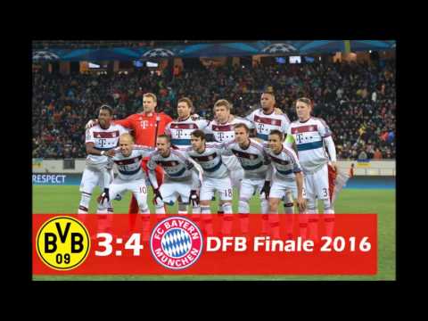 Bayern vs Dortmund 4:3 n. E. DFB Pokal Finale 2016 - Elfmeterschießen - Tore - Highlights