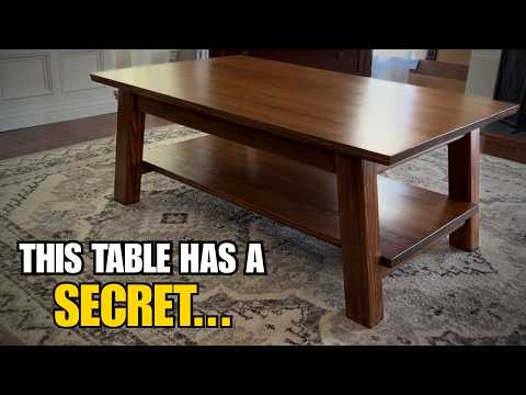 DIY Coffee Table with Hidden Storage | Easy Step-by-Step Build!