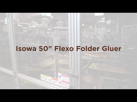 Isowa 50" Flexo Folder Gluer