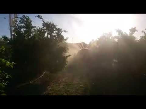 Πρώτη δοκιμη Νεφελοψεκαστήρα με τουρμπίνα Fieni VNS813