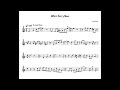Who's Sorry Now - Sidney Bechet (Bb transcription)