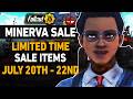 Fallout 76 Minerva Sale Location July 20th 22nd