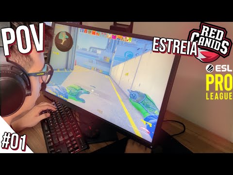 POV+COMUNICAÇÃO ESL PRO LEAGUE CONFERENCE QUALIFY |ESTREIA LINE RED CANIDS| ganhamos de 16x0 4K60FPS
