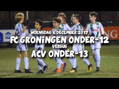 FC Groningen onder-12 - ACV onder-13 | Oefenwedstrijd | 9 tegen 9 | SONY FDR-AXP33