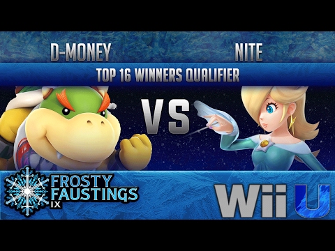 FFIX Smash 4 TOP 16 WINNERS QUALIFIER - D-Money (Bowser Jr, Falcon) vs NiTe (Rosalina)