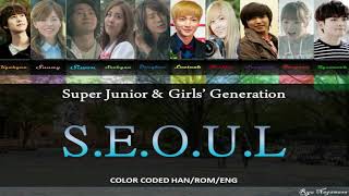 Download lagu Super Junior & Girls’ Generation – SEOUL 서울 [Color Coded Lyric HAN|ROM|ENG] mp3