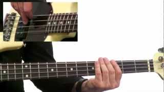 50 Bass Grooves - #39 Push It - Bass Guitar Lesson - David Santos