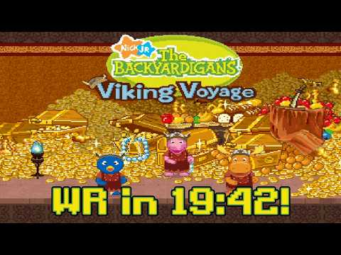 The Backyardigans: Viking Voyage Speedrun! Any# Difficult in 19:42(WR)