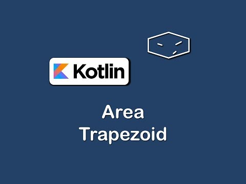 area of trapezoid in kotlin