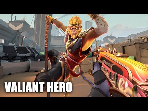Valiant Hero Skin Bundle In Game Showcase