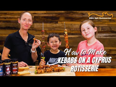 How to Make Kebabs on a Cyprus Rotisserie