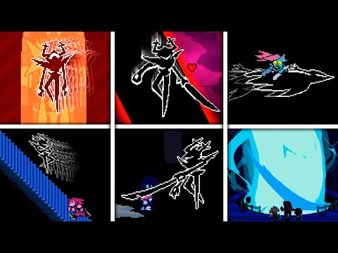 ALL Roaring Knight Scenes | Deltarune Chapter 3+4