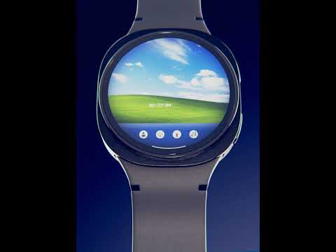Blue Screen Watch Face