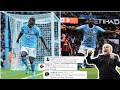 🔥🎯Man city fans Crazy reactions to Jeremy Doku's goal and Hattrick assist Vs Bournemouth | EPL