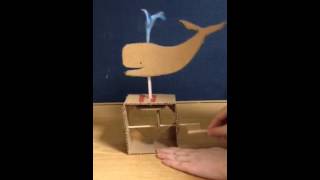 Cardboard Automaton: Up And Spin Example