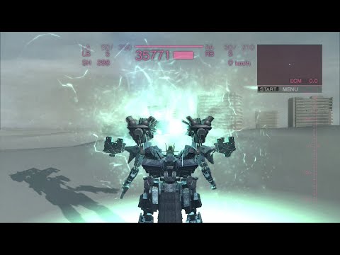 The terrifying sound of a Kojima Cannon in Armored Core