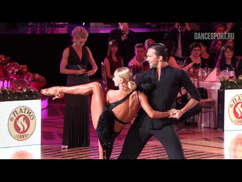 Pavel Zvychaynyy - Oxana Lebedew GER, Rumba, WDC European Championship 2019