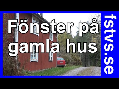 Byta, renovera och klistra fönster.