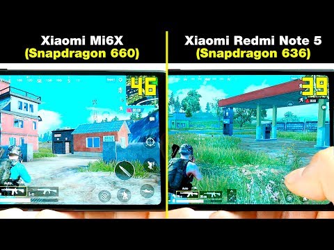 Xiaomi Redmi Note 5 (Snapdragon 636) vs Xiaomi Mi6X (Snapdragon 660) В ИГРАХ! FPS + НАГРЕВ