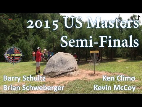 The Disc Golf Guy - Vlog #329 - US Masters Semis - B Schultz B Schweberger K Climo K McCoy