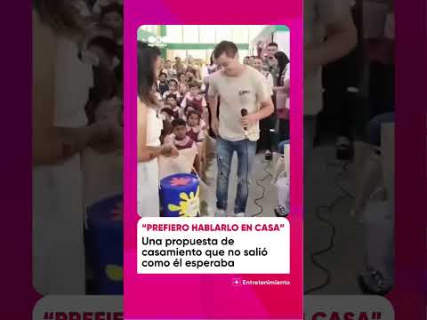 PROPUESTA DE CASAMIENTO SALE MAL