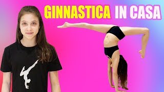 FACCIO GINNASTICA ARTISTICA IN CASA! 🤸🏻‍♀️😂 || AURY GYMNASTICS