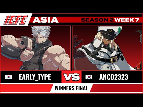 Early_Type (Chipp) vs Anco2323 (Ramlethal) Winners Final - ICFC GGST Asia Season 2 Week 7