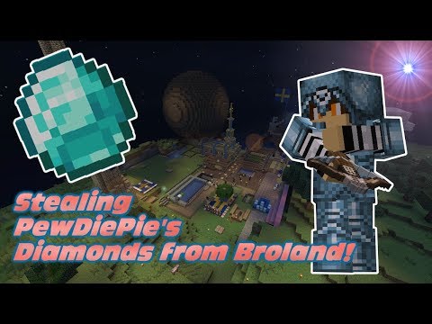 Stingray Productions - Stealing PewDiePie's Diamonds from Broland! Minecraft Machinima