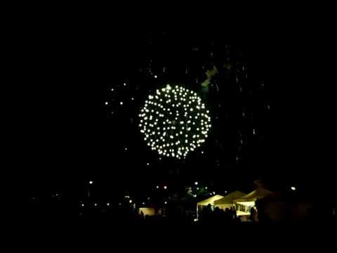 Dennis Palmer fireworks tribute at the Spark Arts Festival, April 20, 2013, Chattanooga, TN