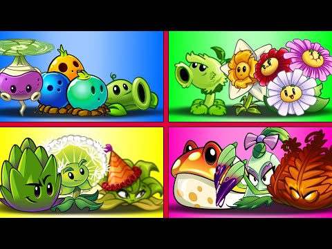 Random 4 Best Plant Teams - Who Will Win? PvZ 2 Team Plant Vs Team Plant