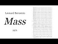 Leonard Bernstein - Mass (1971) [Score-Video]