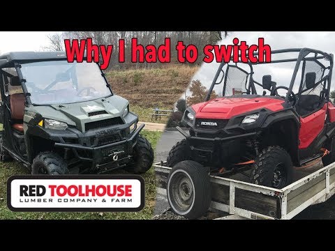 Why we had to switch from Polaris Ranger to Honda Pioneer