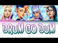 K/DA - DRUM GO DUM (Color Coded Lyrics)