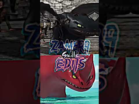 Toothless (httyd)vs Red (Sea Beast) #battle #edit