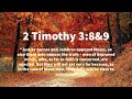Men Bible Study 2 Timothy 3 8 9