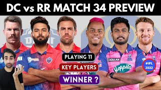 Warner vs Buttler ! Who Will WIN ? RR vs DC Preview IPL 2022 | RR vs DC Playing 11