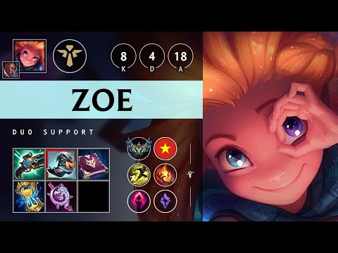Zoe Support vs Pantheon - VN Challenger Patch 25.10