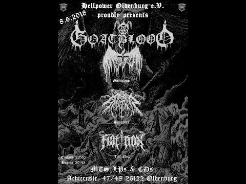 Goatblood Live 8.6.2018 at MTS Store/Oldenburg