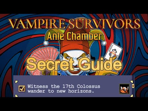 Witness The 17th Colossus Wander To New Horizons | Ante Chamber Vampire Survivors Unlock Torino
